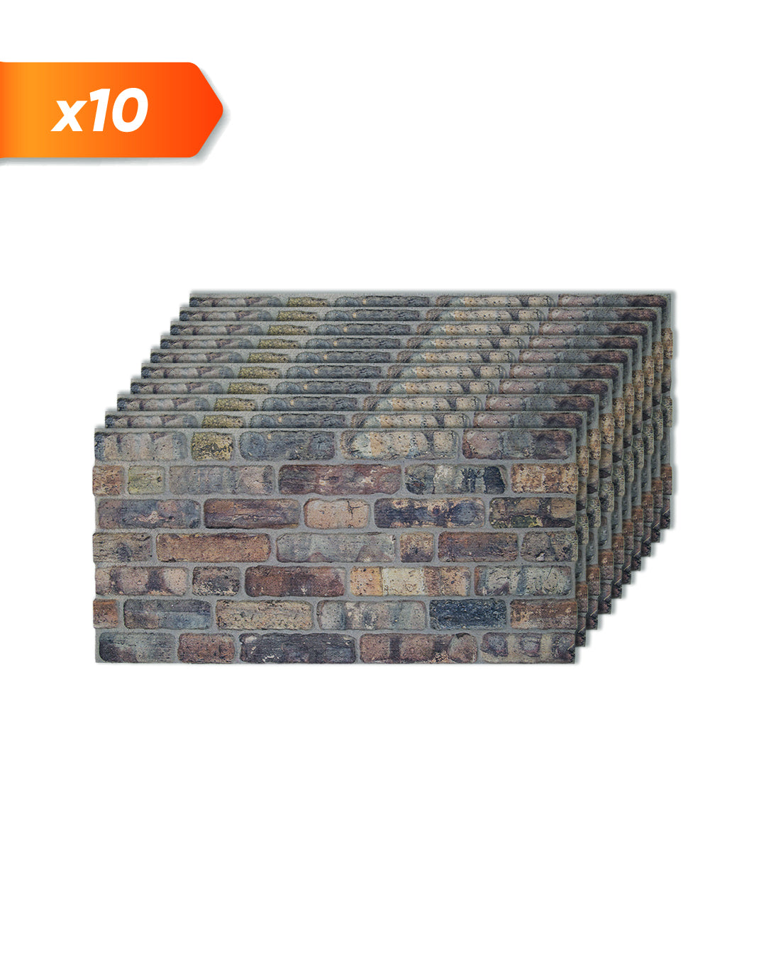 VIEILLE RUE 100x50cm Article: L-1806 Briquette De Parement 3D