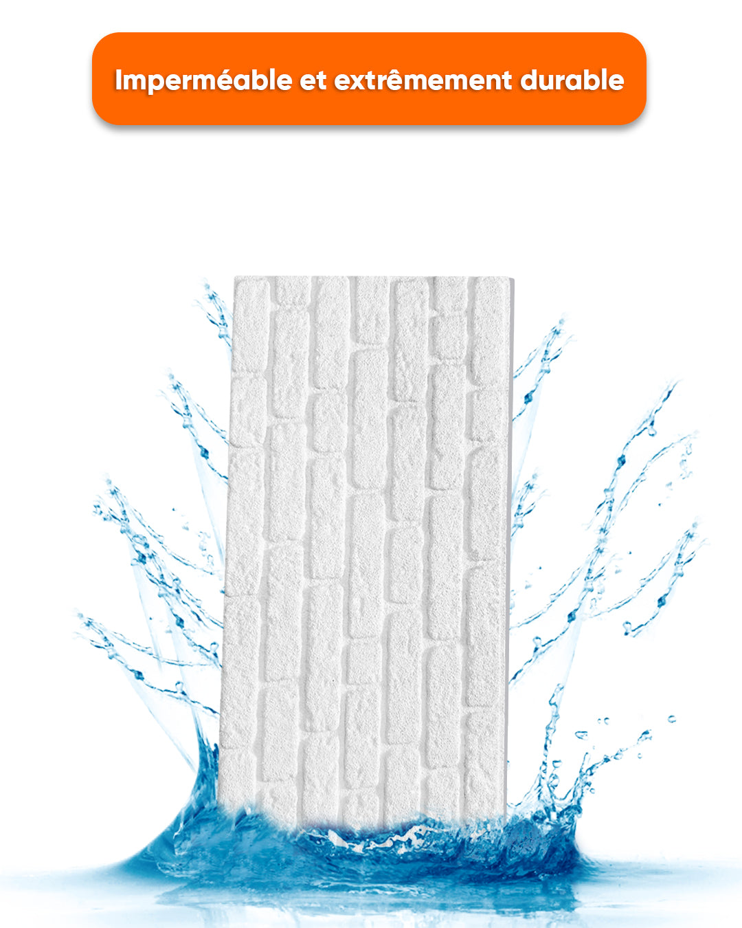 White Snow 100x50cm Item: L-1900 3D Wall Covering 