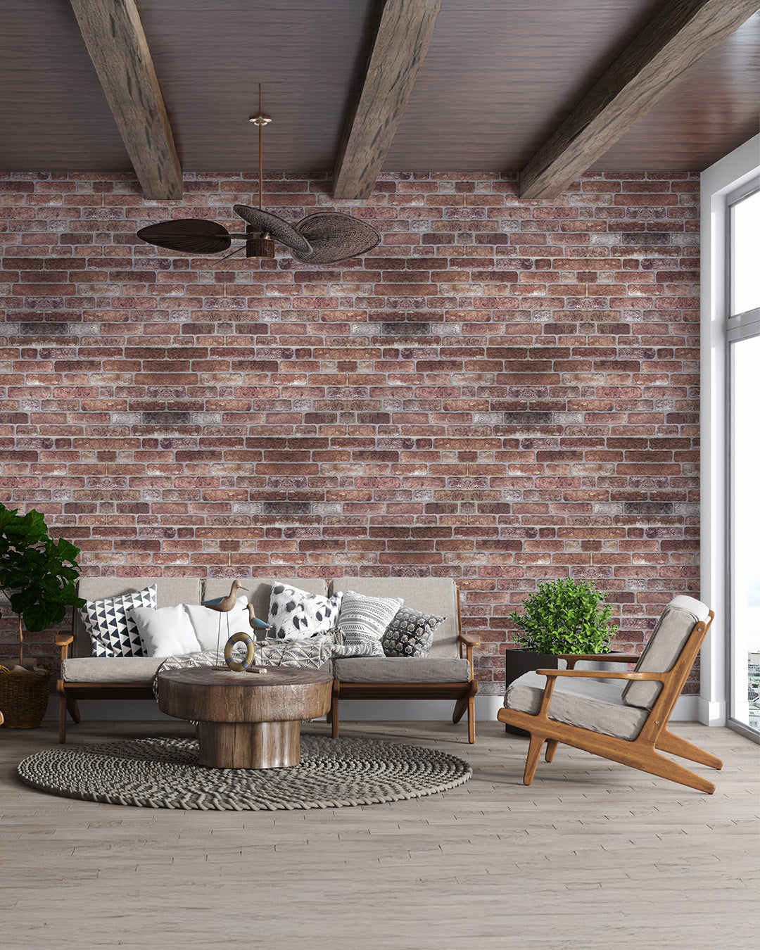 Old Castle 100x50cm Item: L-1907 3D Wall Covering 