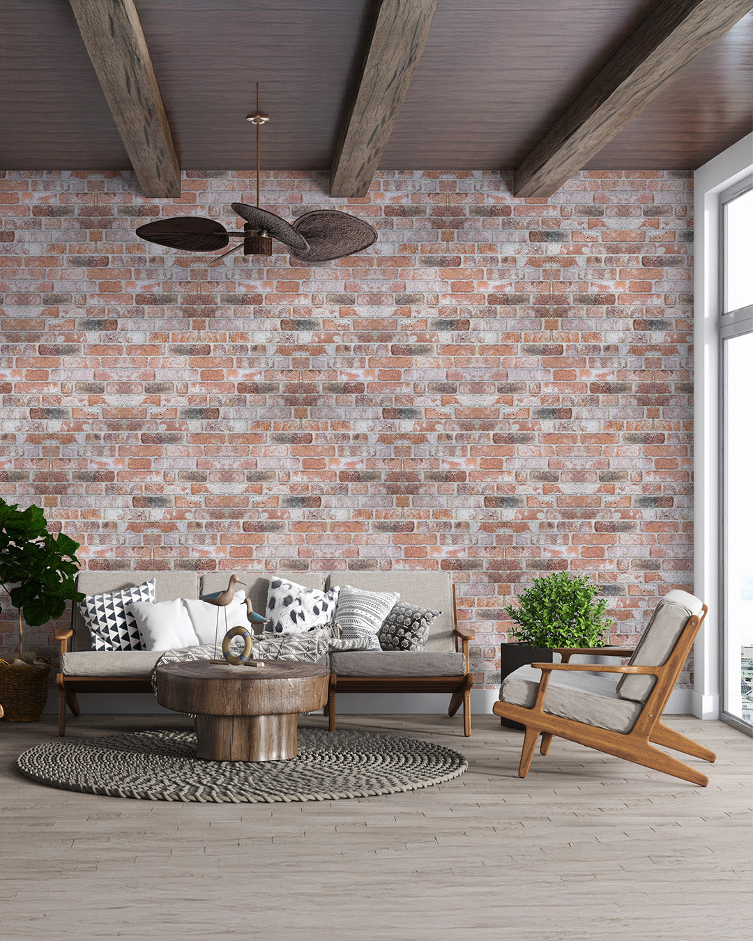 Old Temple 100x50cm Item: L-1925 Wall Covering 