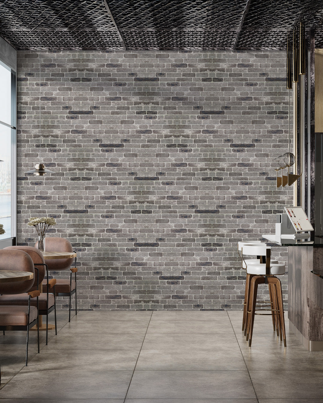 Path Of Gray 100x50cm Item: L-1926 3D Wall Covering 