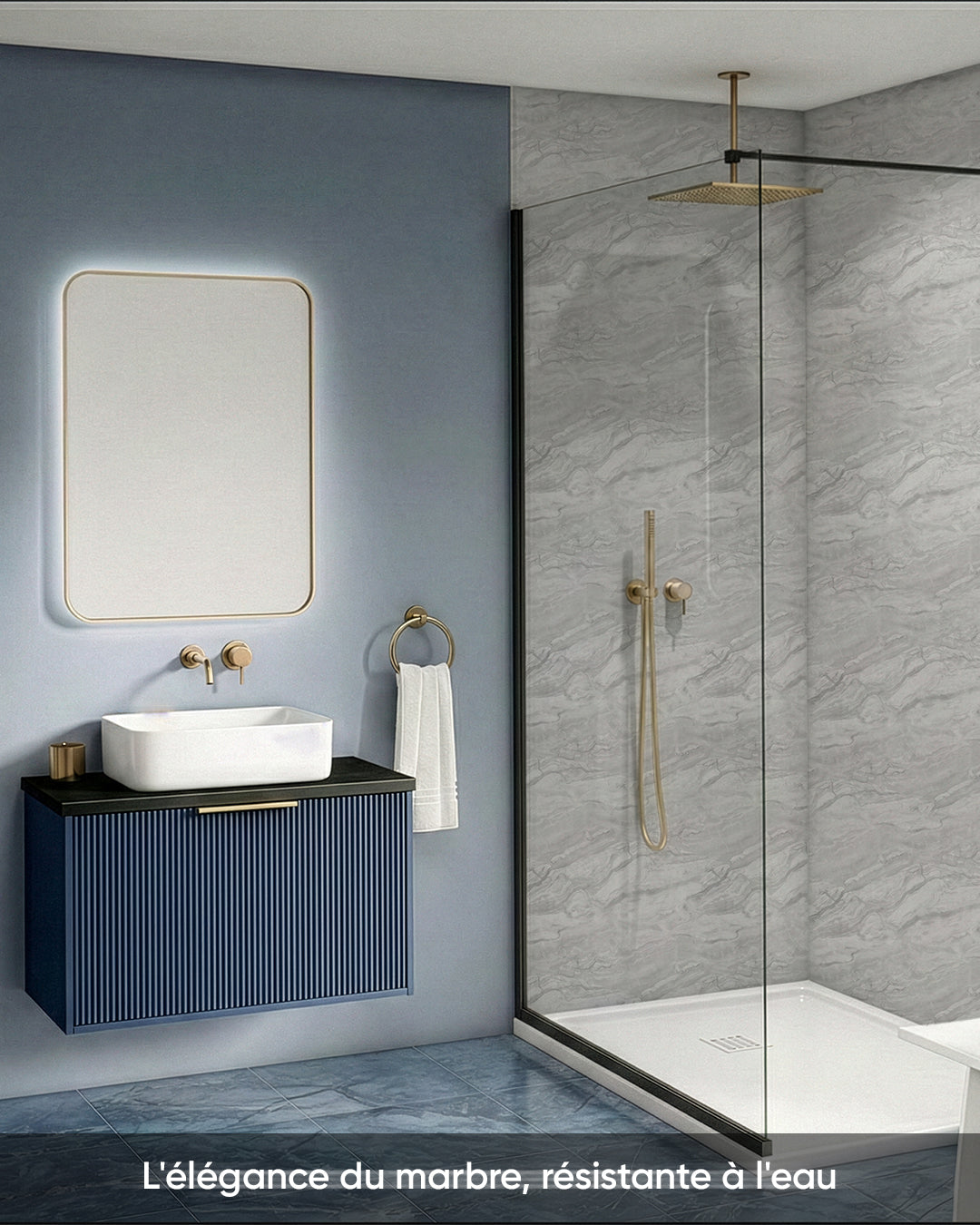 Marble Alternative to Bathroom Tiles/Mars Bubble