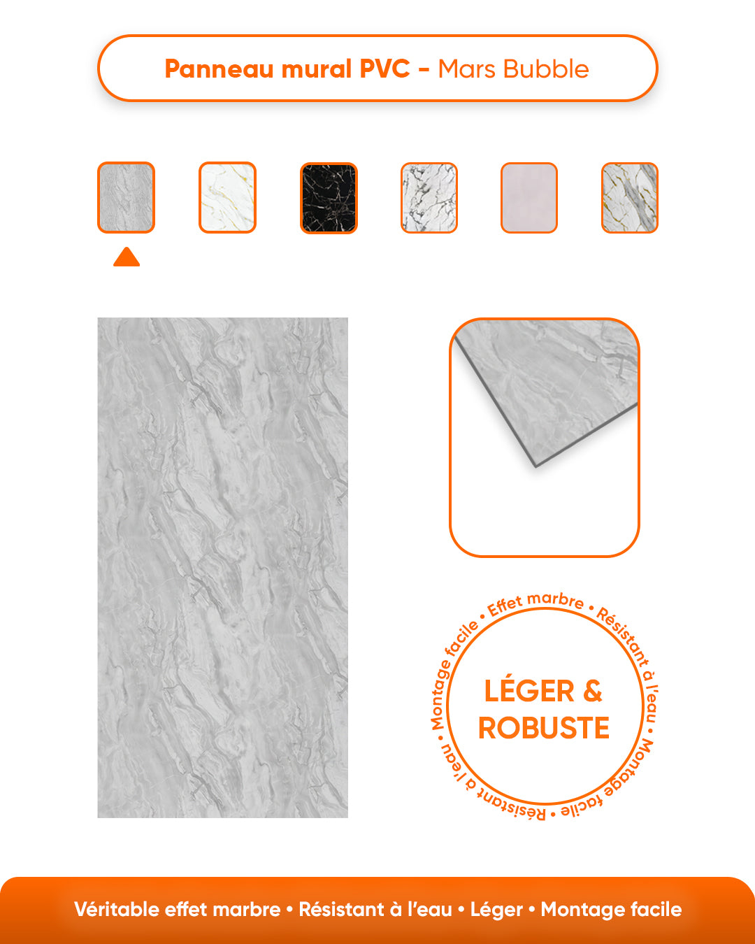 Marble Alternative to Bathroom Tiles/Mars Bubble