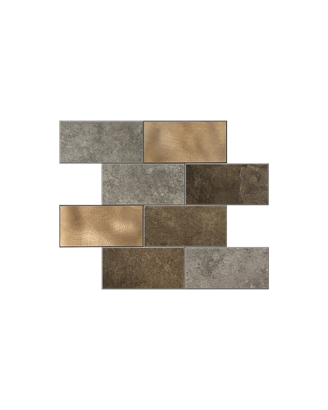 Carrelage mural en mosaïque carrelage mural auto-adhésif | Mysterious Mosaics WJS-241