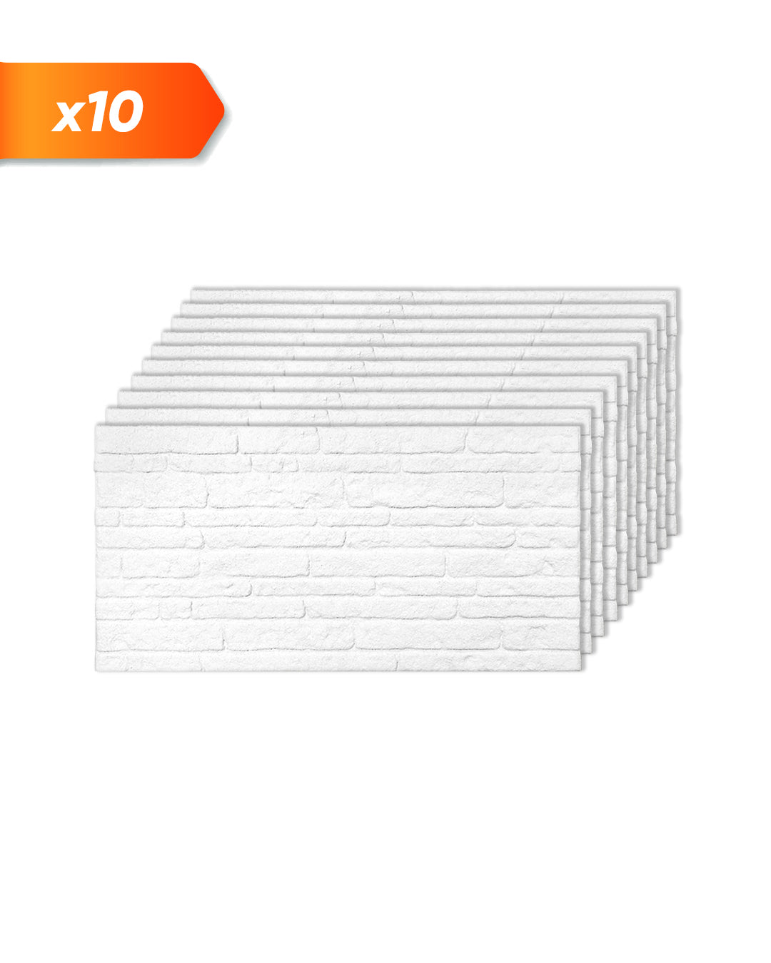 White Snow 100x50cm Article: N-1900 Revêtement Mural 3D