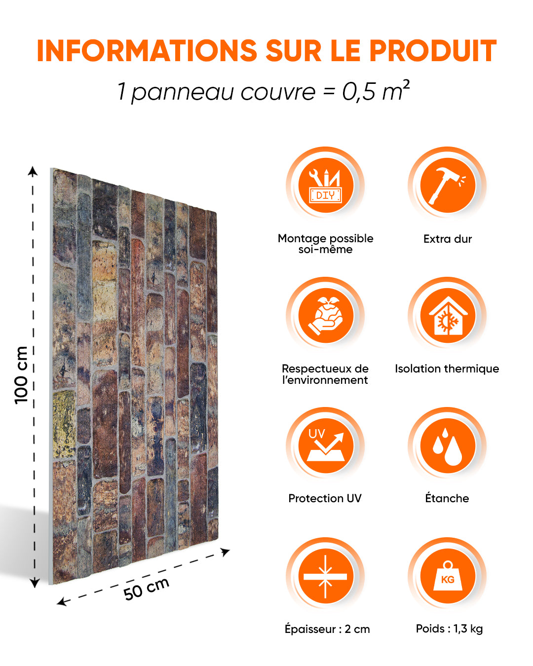 SECRET DE REVE 100x50cm Item: N-10 3D Wall Covering 