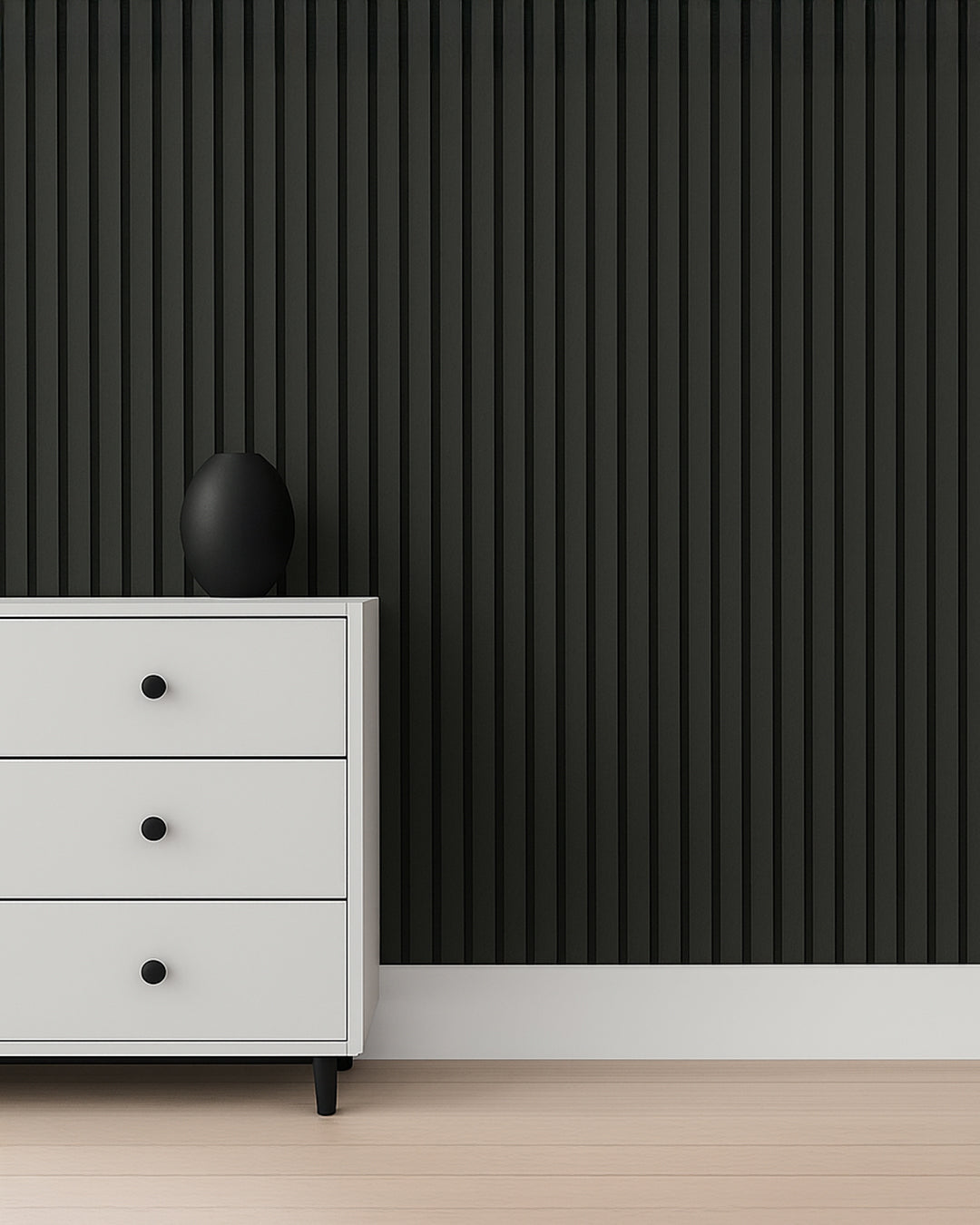 3D panneau mural acoustique en bois lot de 2 – Basalt