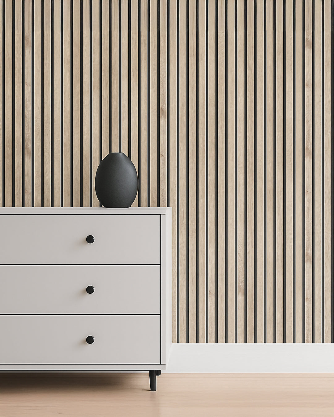 Panneau mural acoustique en bois lot de 2 – Sand Grey