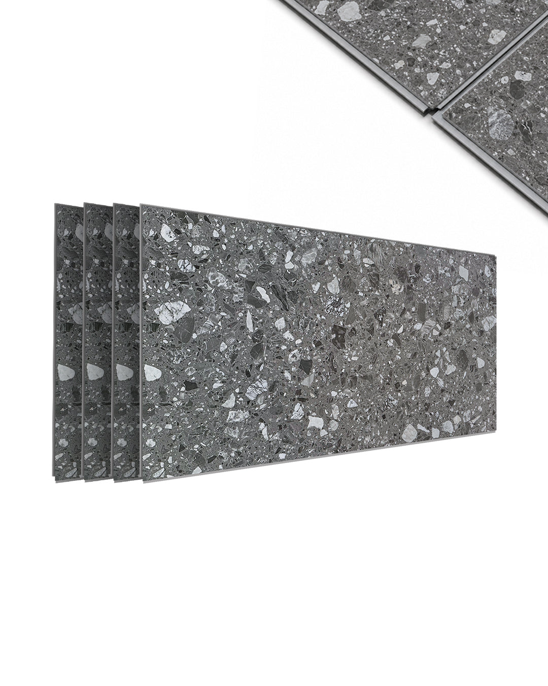 Panneau mural SPC 60x120 cm | Revêtement mural étanche | Pure Terrain