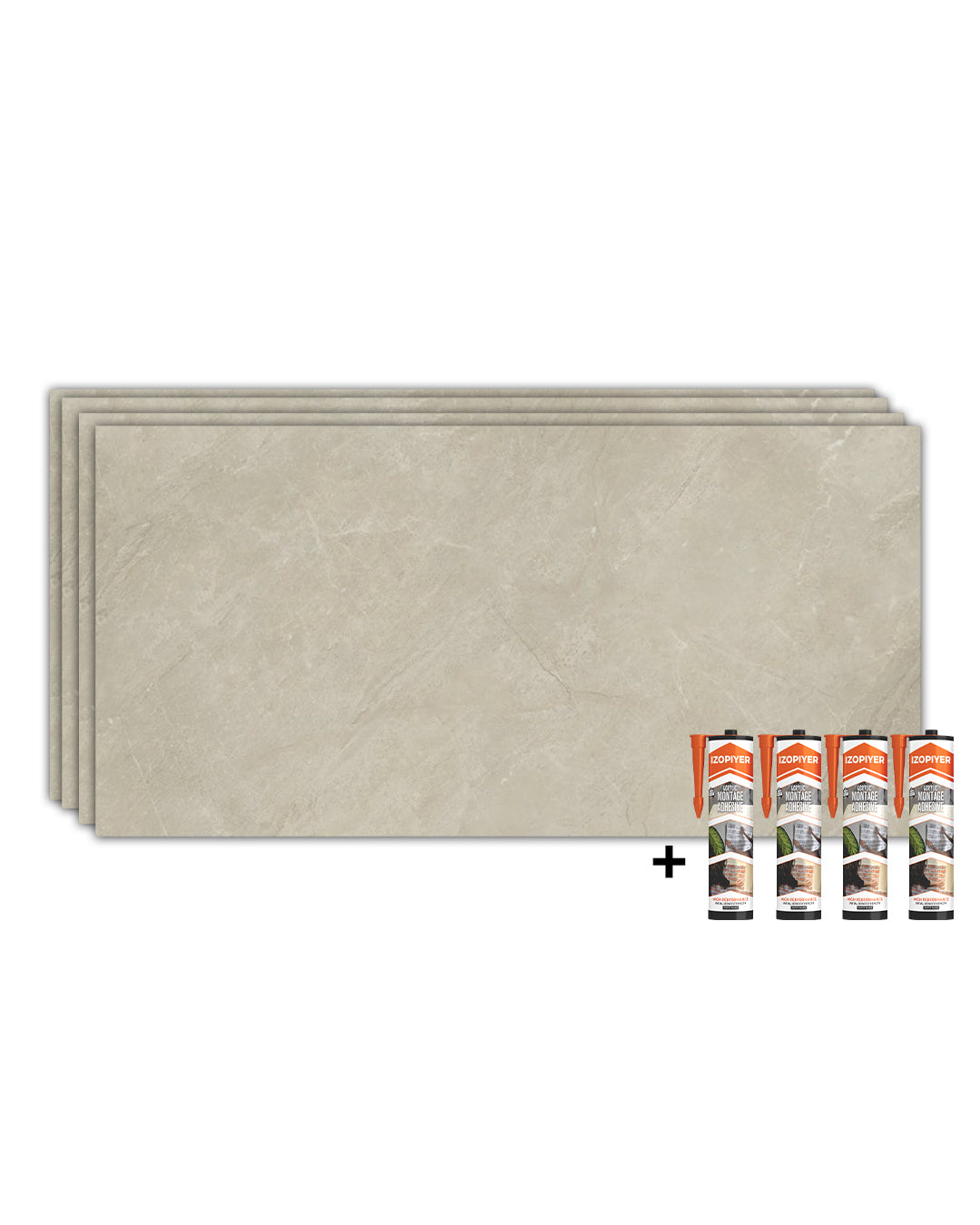 SPC Panneau Mural Gris 60x120 cm – Sandstein Beige