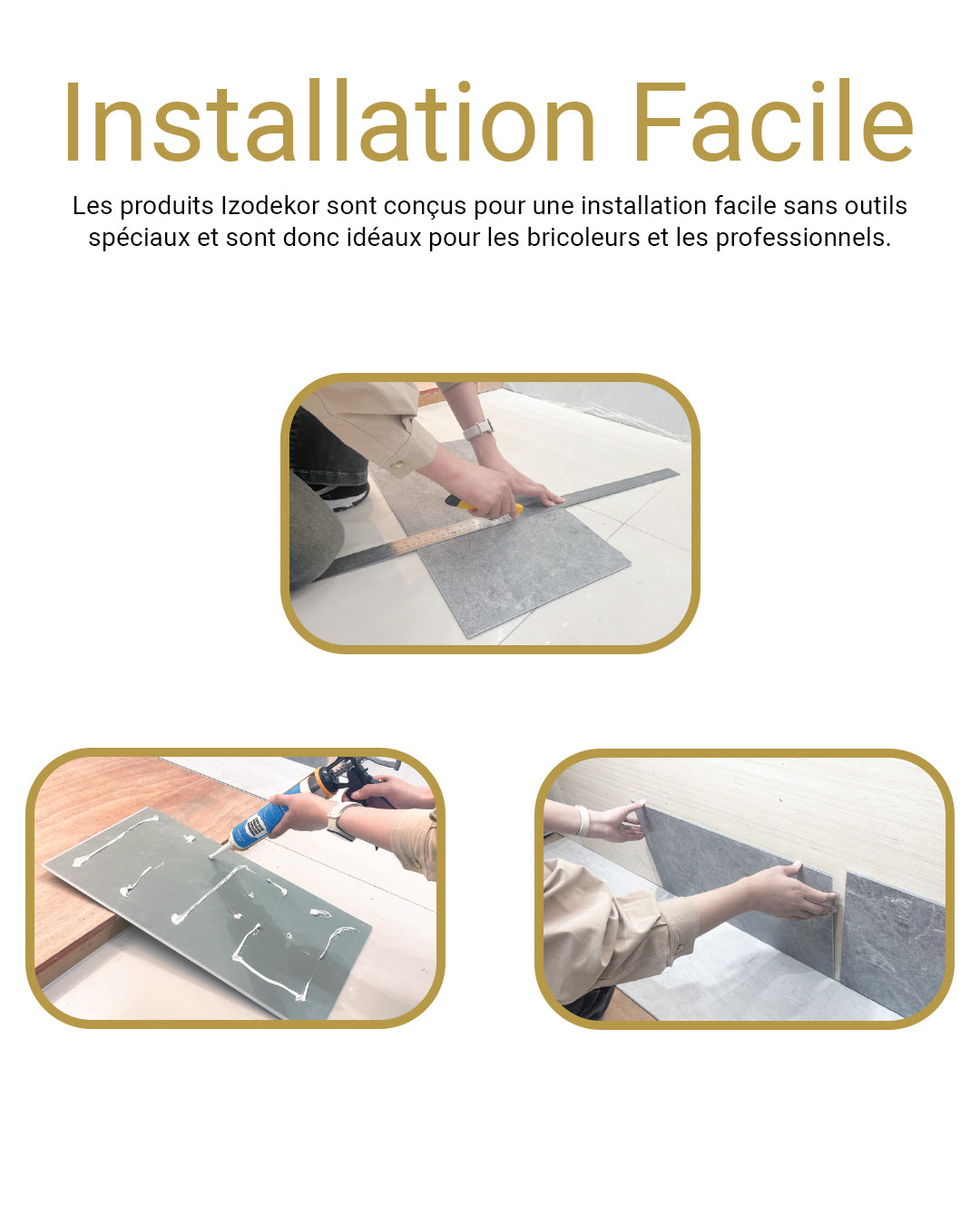 SPC Panneau Mural Gris 60x120 cm – Sandstein Beige
