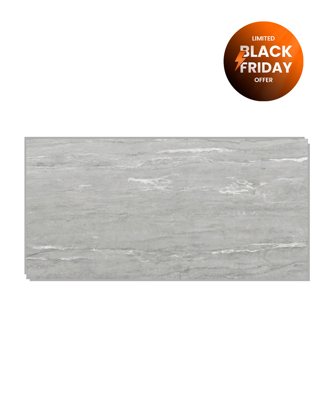 SPC Panneau Mural Gris 60x120 cm – Silberne Nebel