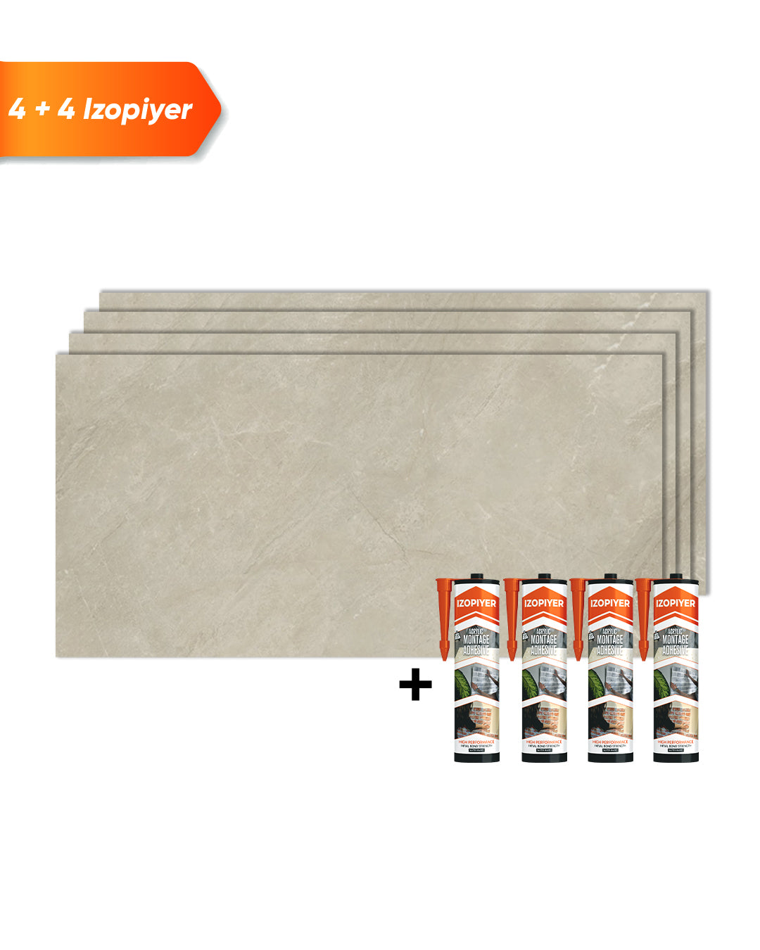 SPC Panneau Mural Gris 60x120 cm – Sandstein Beige