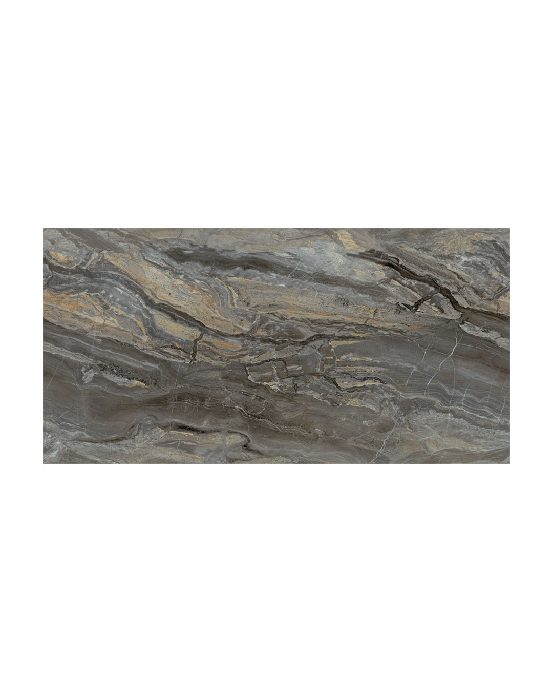 Marbre Alternative au carrelage de salle de bains/cuisine Smoky Brown