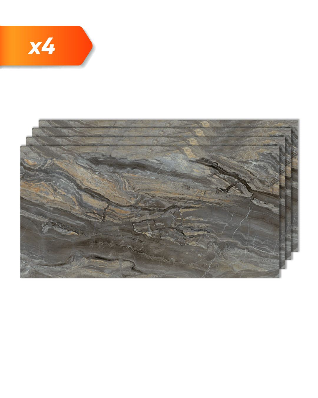 Marble Alternative to Bathroom/Kitchen Tile Swan White