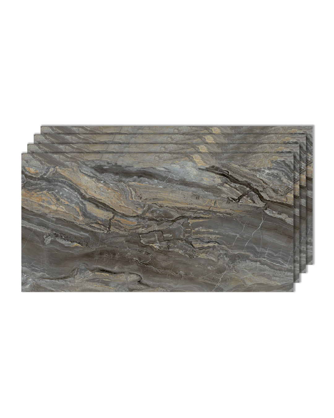 Marbre Alternative au carrelage de salle de bains/cuisine Smoky Brown