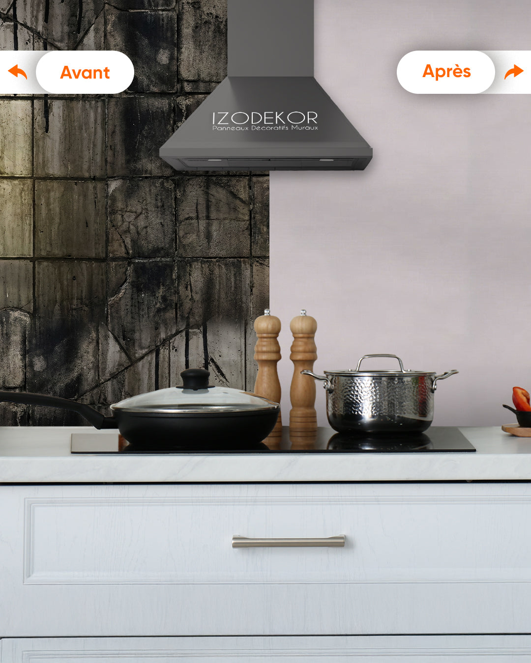 Marble Alternative to Bathroom/Kitchen Tile Swan White