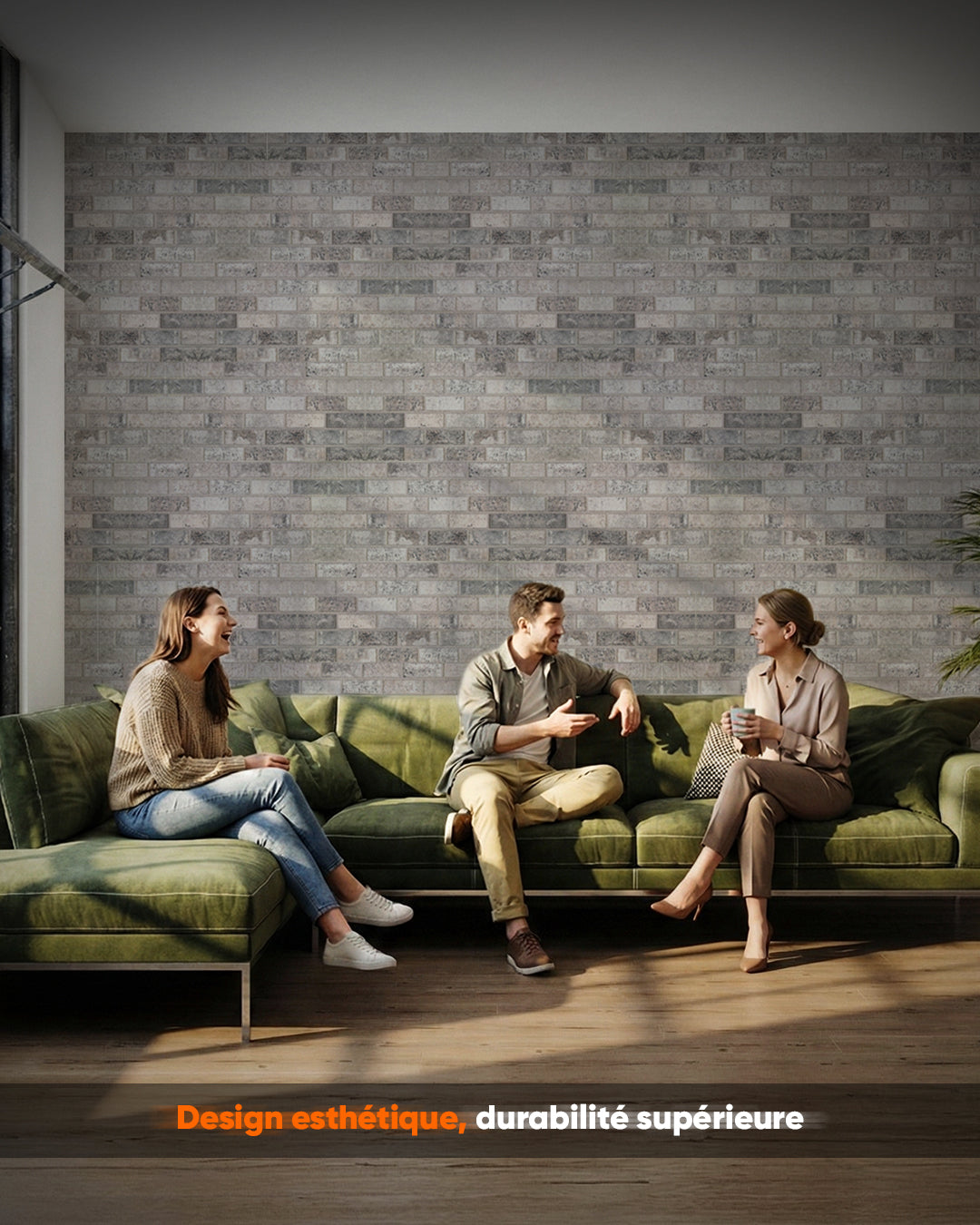 Beige Dream 100X50CM ITEM: T-1902 DIY 3D WALL COVERING 