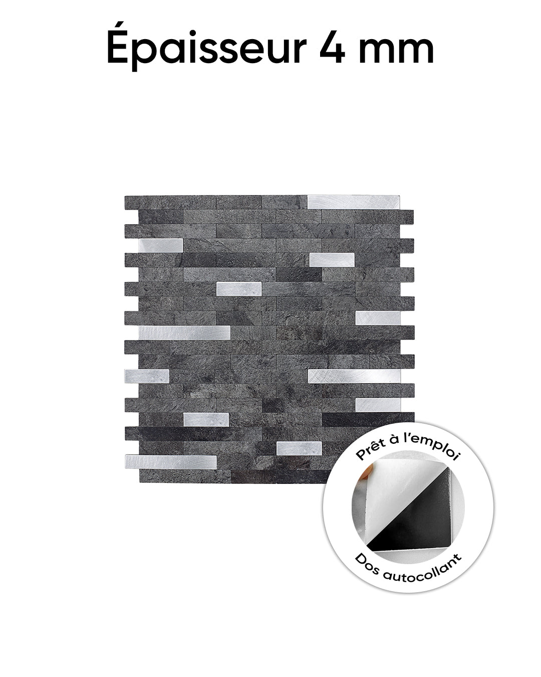 Carrelage mural en mosaïque carrelage mural auto-adhésif | Space Dance Mosaics WJ-18