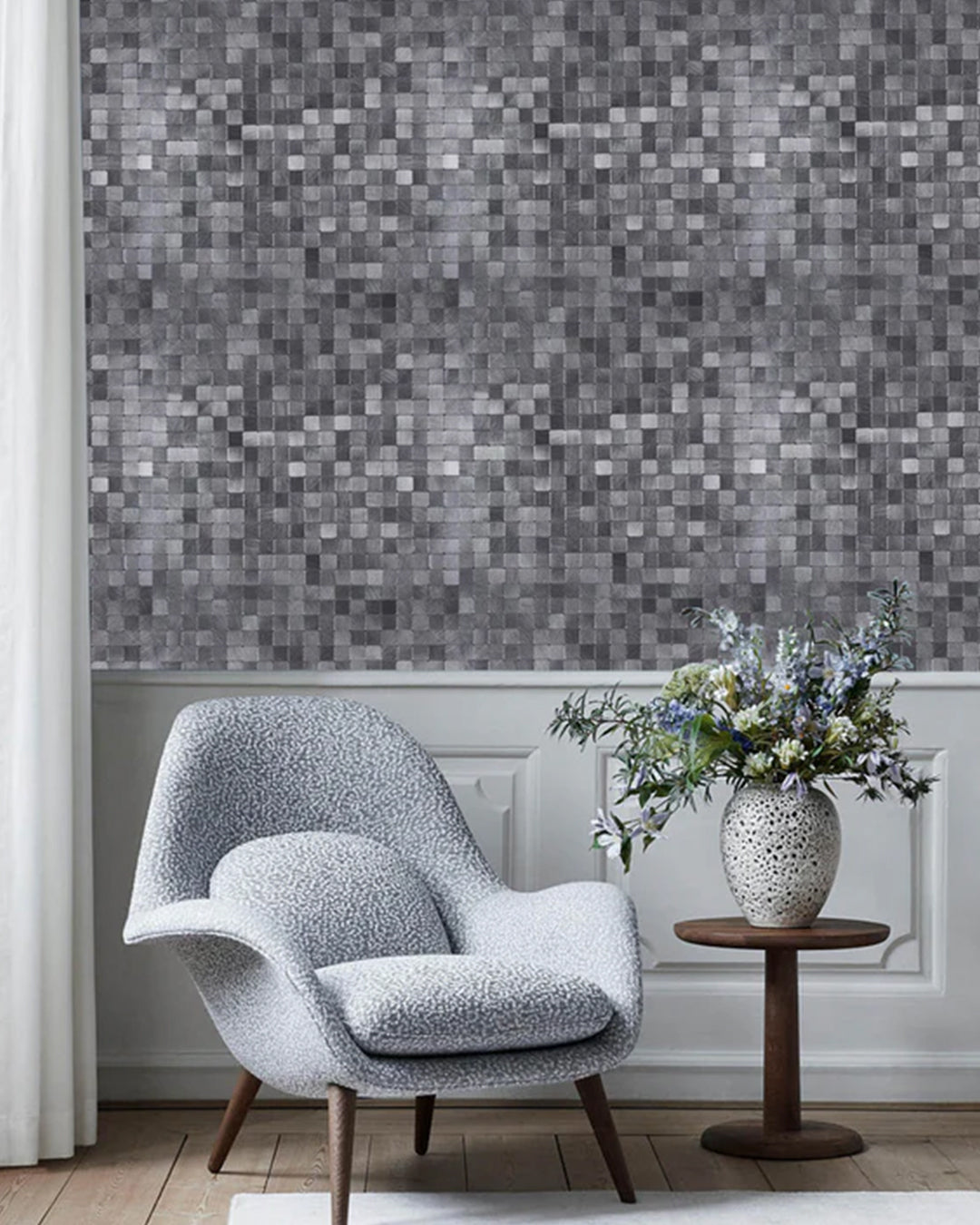 Carrelage mural en mosaïque carrelage mural auto-adhésif | Grey Gate Mosaics WJK-856