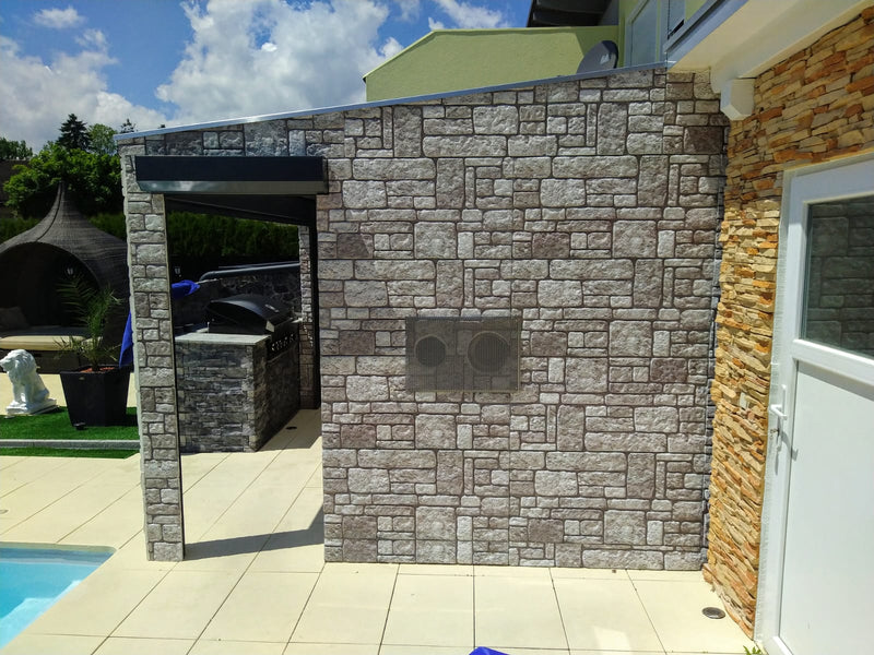 Backyard 100x50cm Article: K-04 Revêtement Mural 3D
